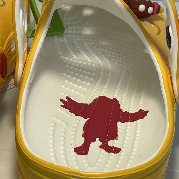 Crocs Mcdonald's Shoes Birdie Clogs Yellow M-6/W-8 collectors edition rare NEW - Picture 13 of 16